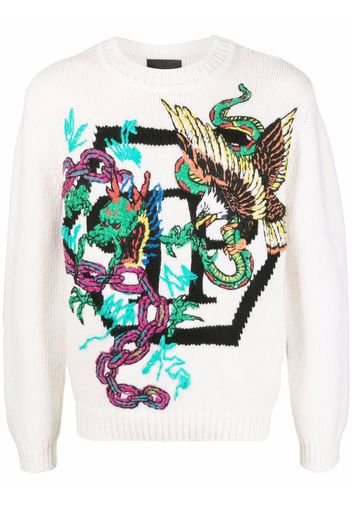 Philipp Plein Maglione - Bianco