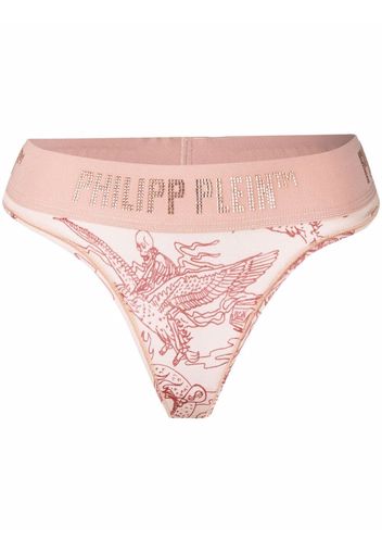 Philipp Plein Tanga con logo - Arancione