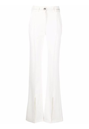 Philipp Plein Pantaloni a vita alta Cady - Bianco