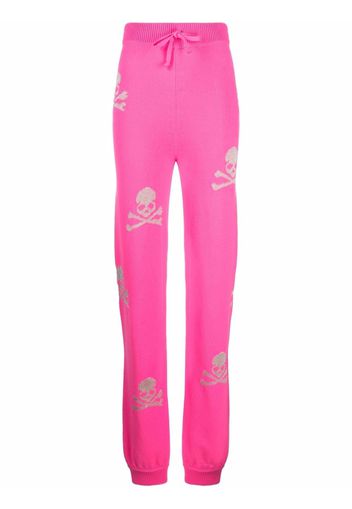 Philipp Plein Joggers Crystal Skull - Rosa