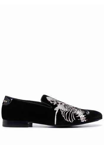 Philipp Plein Mocassini Skeleton - Nero