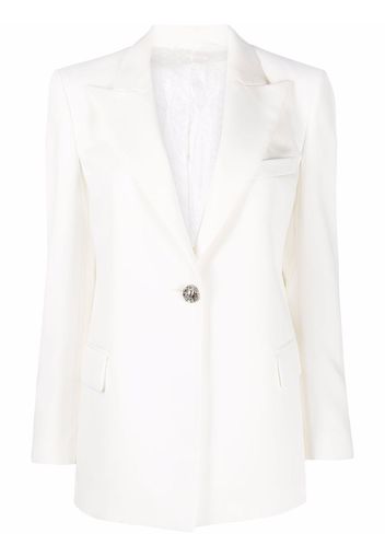 Philipp Plein Blazer monopetto con decorazione - Bianco