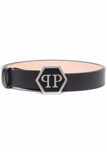 Philipp Plein Cintura Hexagon - Nero