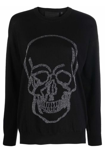 Philipp Plein Maglione con stampa - Nero