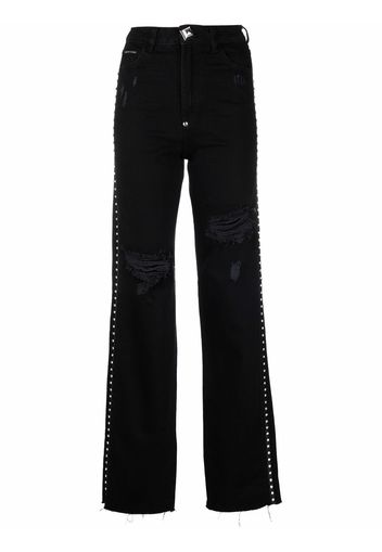 Philipp Plein Jeans dritti - Nero