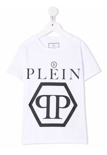 Philipp Plein Junior T-shirt con stampa - Bianco