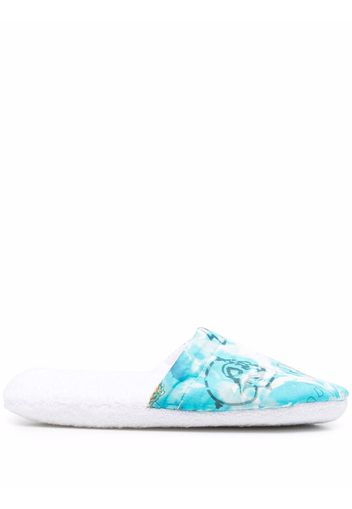 Philipp Plein Slippers Pineapple Skies - Blu