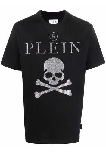 Philipp Plein T-shirt sweater con decorazione - Nero