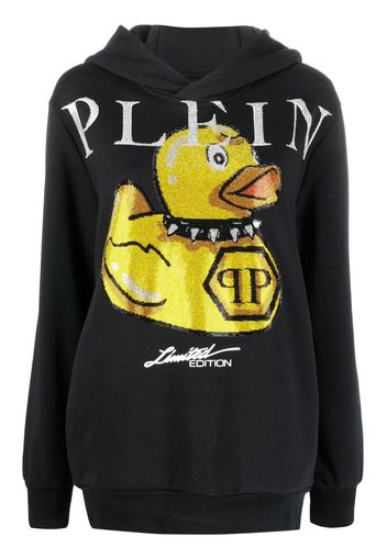 Philipp Plein Felpa con cappuccio - Toni neutri