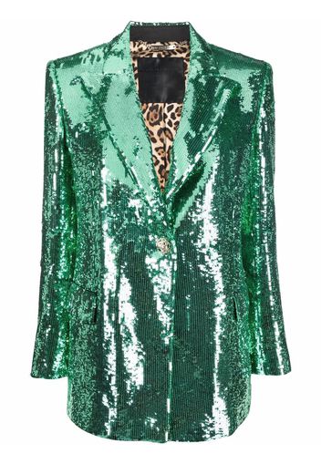 Philipp Plein Blazer con paillettes - Verde