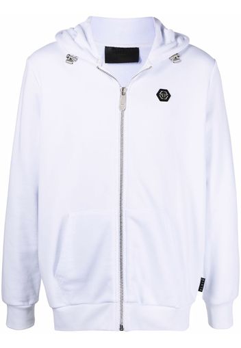 Philipp Plein Felpa con cappuccio - Bianco