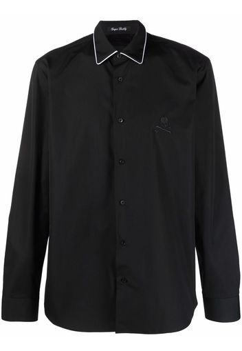 Philipp Plein logo button-down shirt - Nero