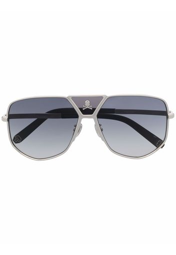 Philipp Plein Power Skull sunglasses - Argento