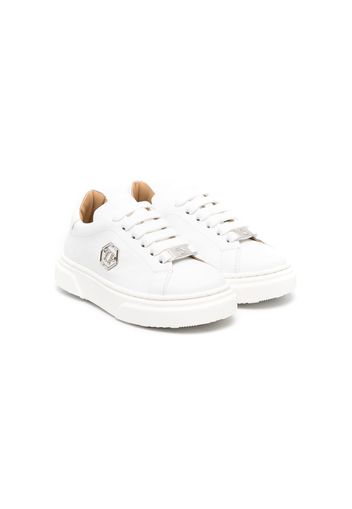 Philipp Plein Junior The Plein low-top sneakers - Bianco