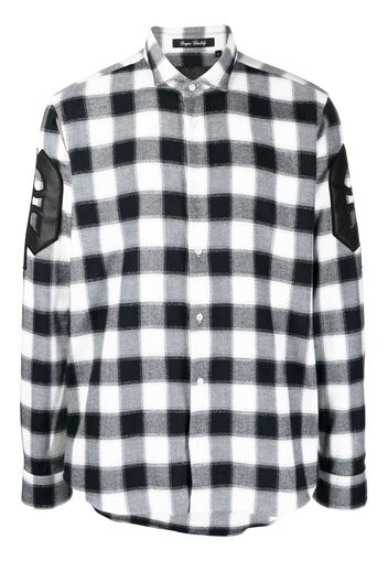 Philipp Plein Camicia a quadretti - Nero