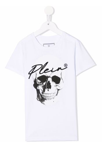 Philipp Plein Junior T-shirt girocollo - Bianco