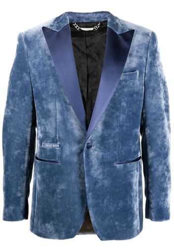 Philipp Plein Blazer monopetto Lord Fit - Blu