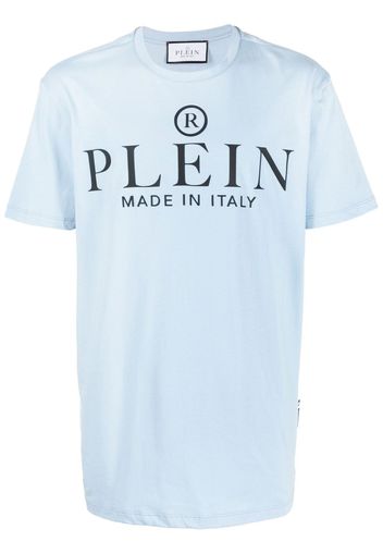 Philipp Plein logo-print short-sleeved T-shirt - Blu