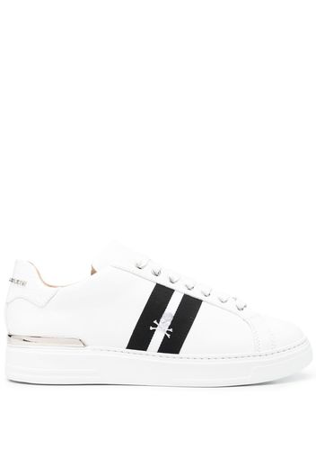 Philipp Plein Sneakers con placca logo - Bianco