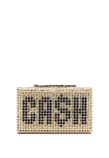 Philipp Plein Clutch con borchie - Oro