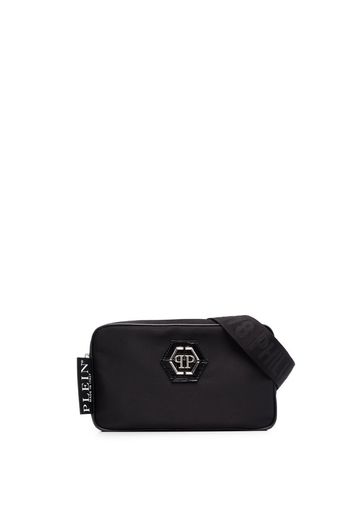 Philipp Plein Hexagon logo plaque belt bag - Nero