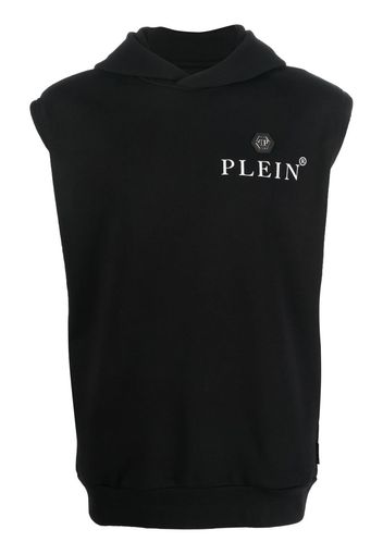 Philipp Plein Hexagon logo-print hoodie - Nero