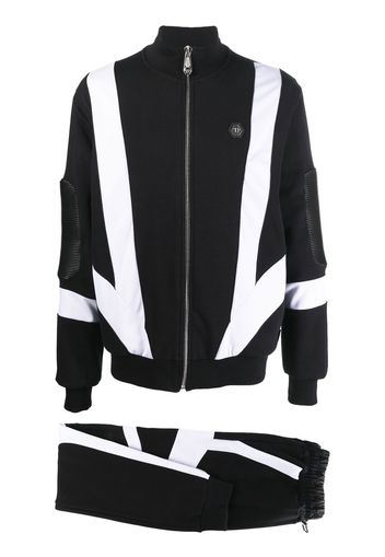 Philipp Plein panelled tracksuit set - Nero