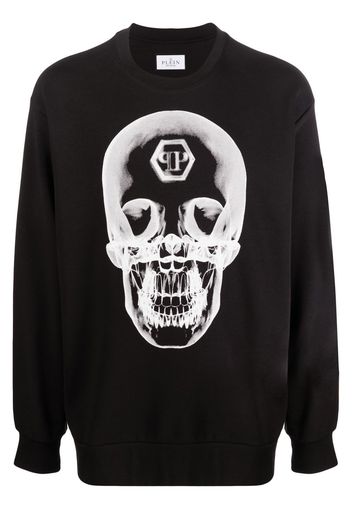 Philipp Plein skull print sweatshirt - Nero