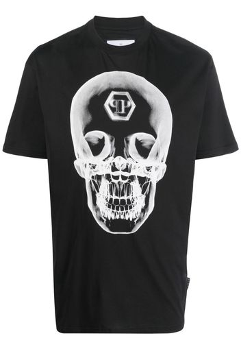 Philipp Plein skull print T-shirt - Nero