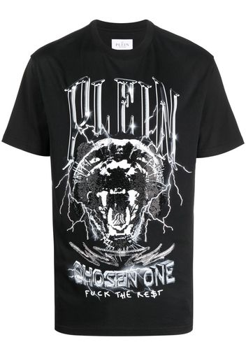 Philipp Plein logo-print short-sleeved T-shirt - Nero