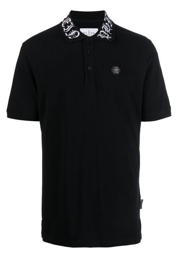 Philipp Plein TM short-sleeve polo shirt - Nero