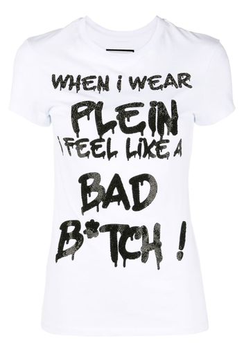 Philipp Plein Sexy Pure rhinestone-embellished T-shirt - Bianco