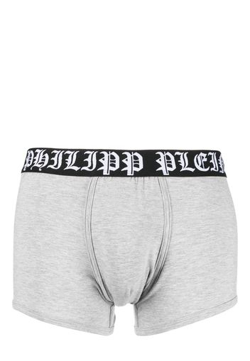 Philipp Plein Boxer con banda logo TM - Grigio