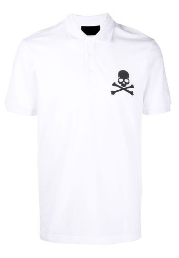 Philipp Plein short sleeve polo shirt - Bianco