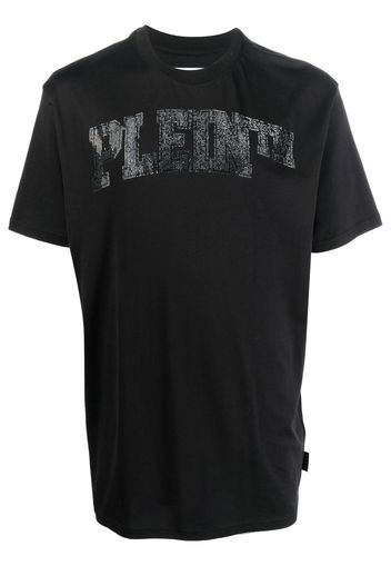 Philipp Plein Stones logo-embellished T-shirt - Nero