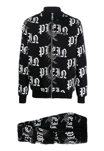 Philipp Plein graphic-print tracksuit - Nero