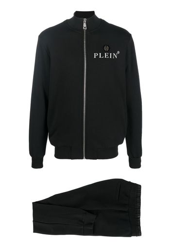 Philipp Plein logo-print cotton tracksuit set - Nero