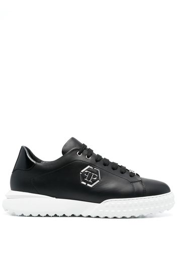 Philipp Plein low-top leather sneakers - Nero