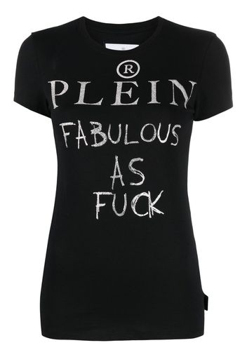 Philipp Plein Sexy Pure rhinestone-embellished T-shirt - Nero