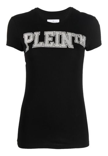 Philipp Plein appliqué logo-print T-shirt - Nero