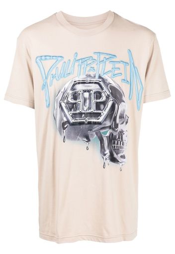 Philipp Plein T-shirt con stampa - Toni neutri