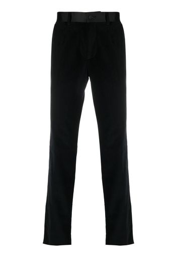 Philipp Plein Pantaloni sartoriali slim - Nero