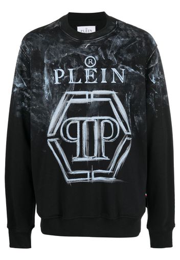 Philipp Plein Felpa con stampa - Nero