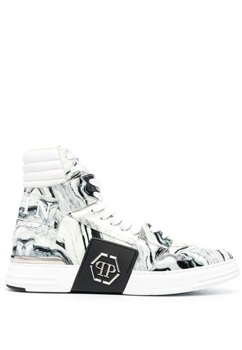 Philipp Plein Sneakers alte Marble - Bianco