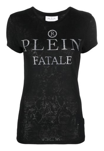 Philipp Plein T-shirt con decorazione - Nero