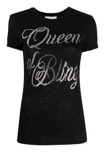 Philipp Plein T-shirt Queen Of Bling - Nero