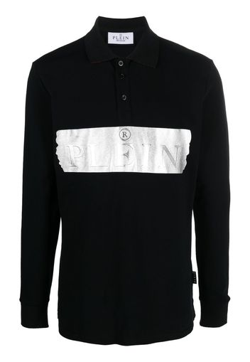 Philipp Plein Polo con stampa - Nero