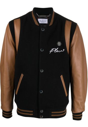 Philipp Plein Bomber con logo - Nero