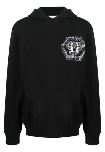 Philipp Plein Dark Romance logo-print hoodie - Nero