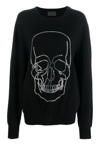 Philipp Plein Maglione con borchie - Nero